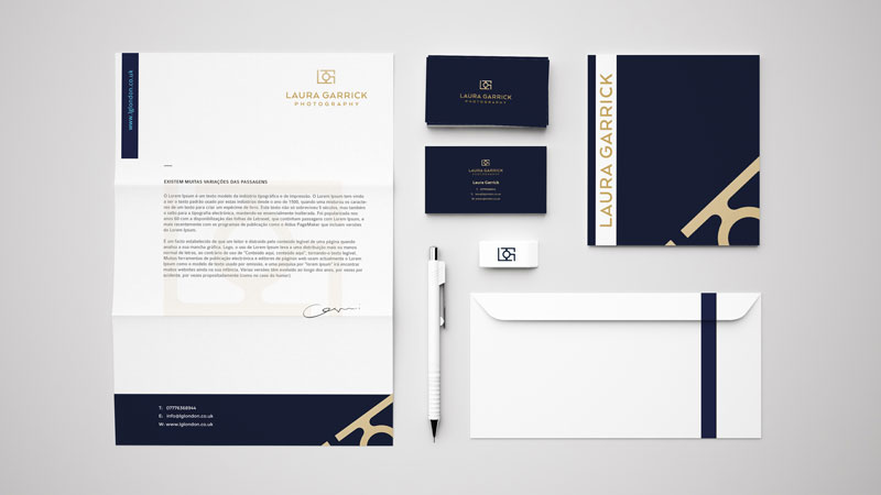 wedding photography studio stationery