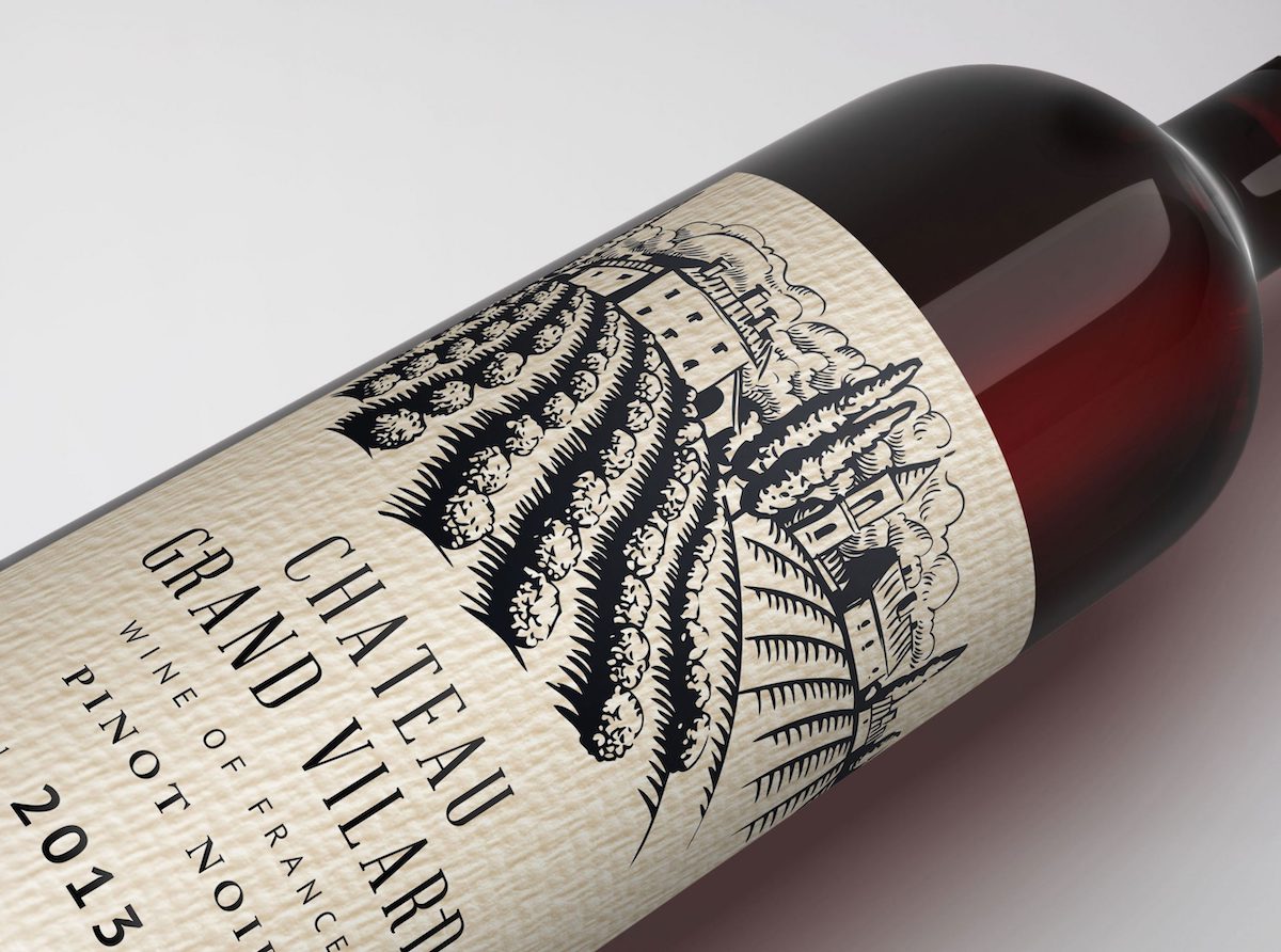 wine label brand design