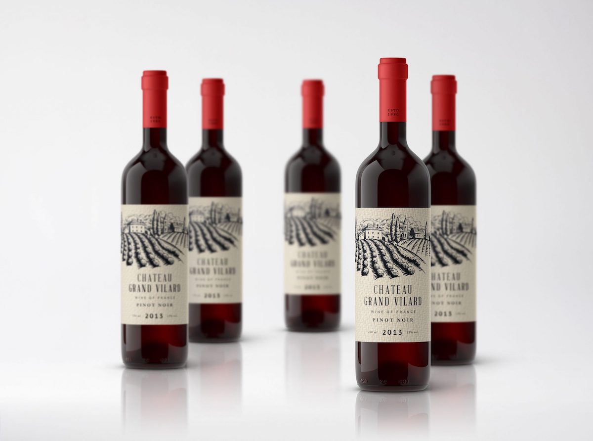 wine label brand design