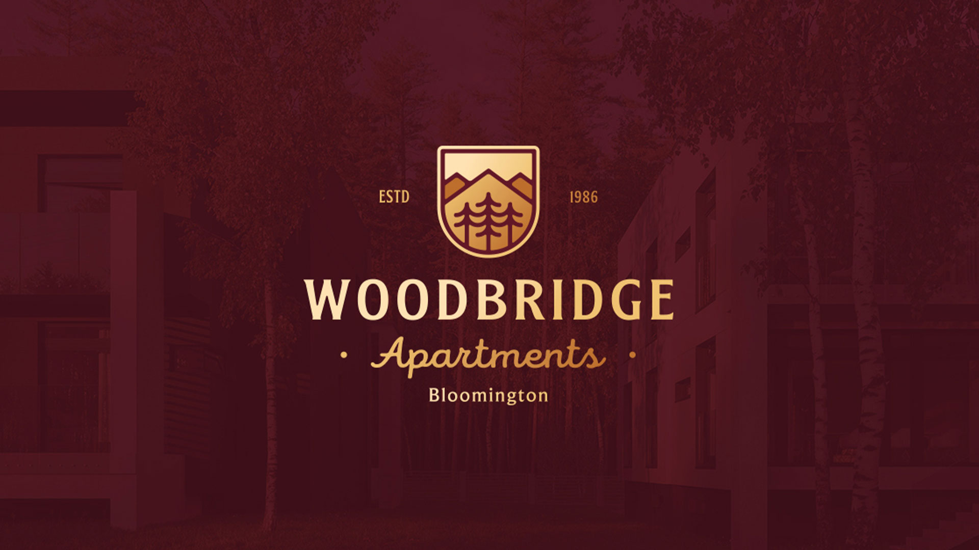 woodbridge appartments logo design