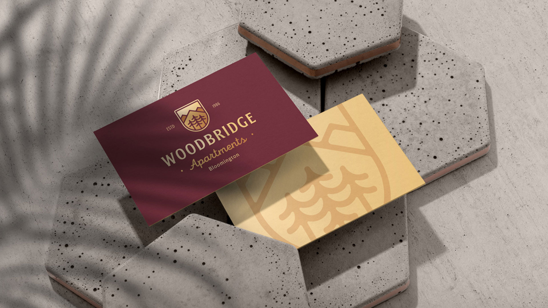 woodbridge appartments logo design