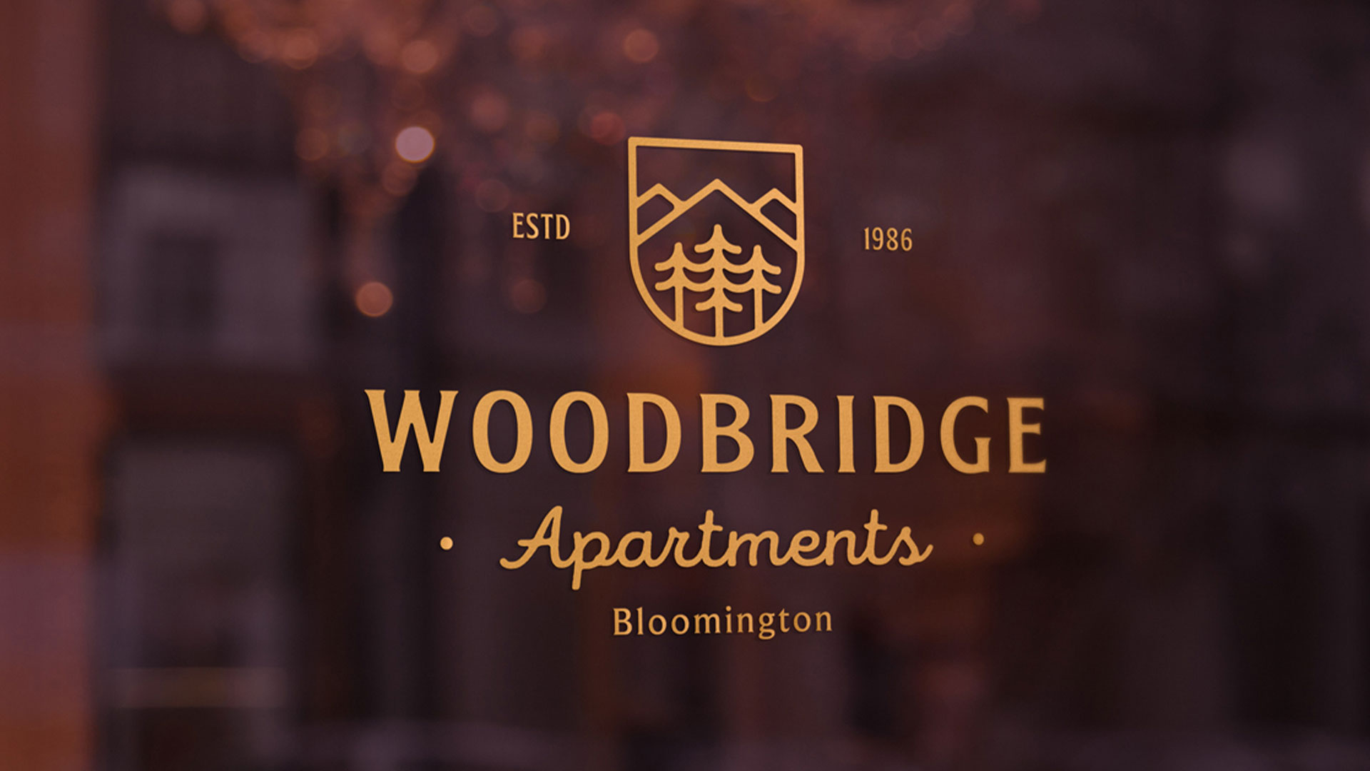 woodbridge appartments logo design