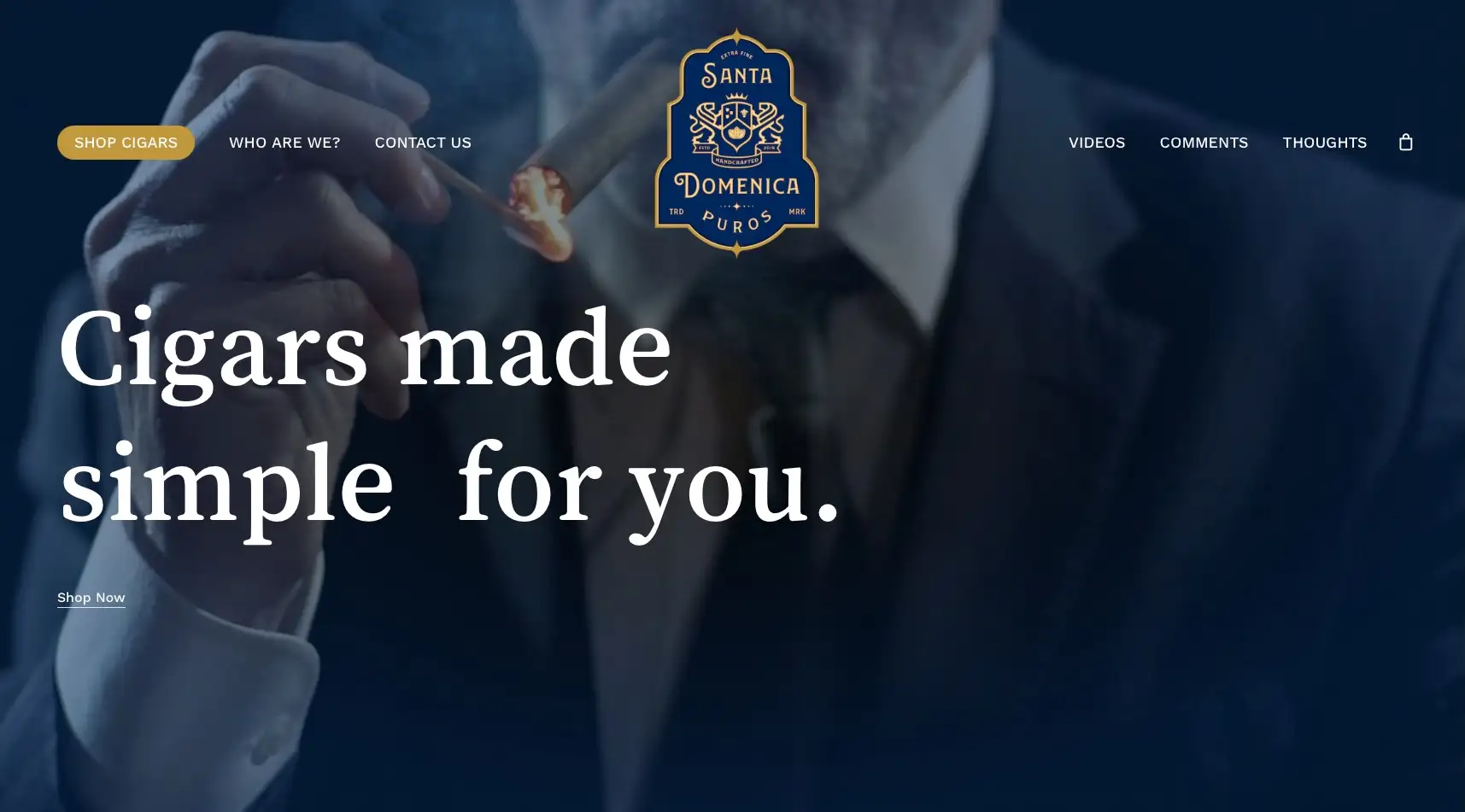 cigar website design