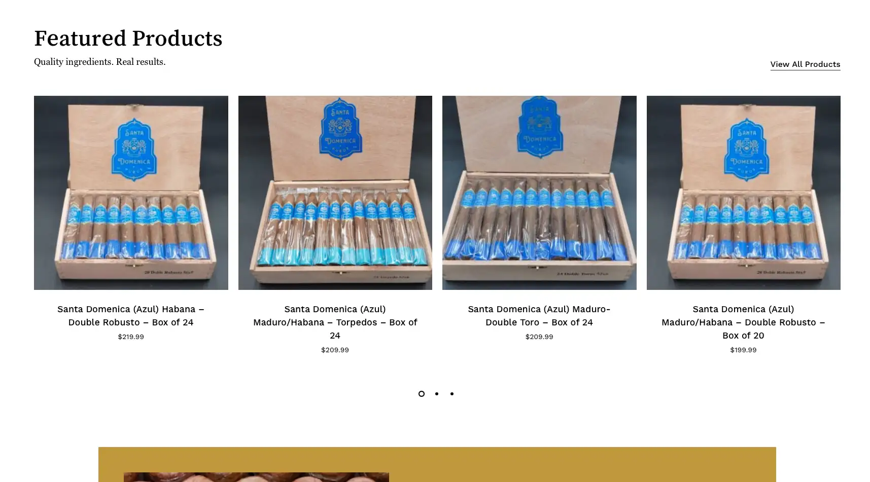 dominican replublic cigar website design