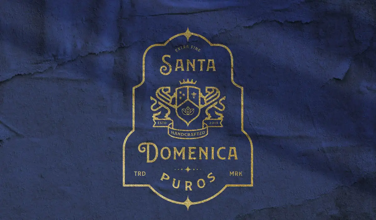 dominican republic cigar parchment design