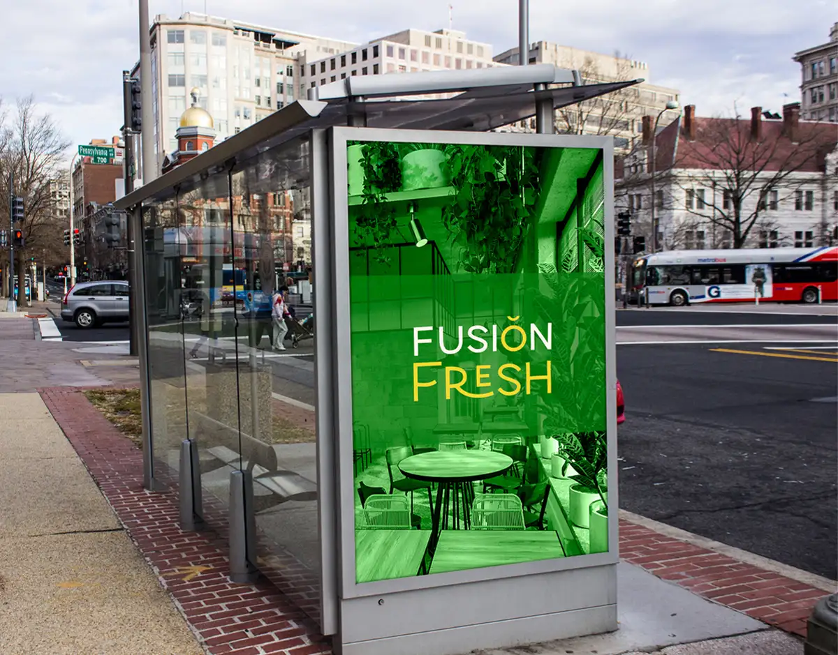 fusion restaurant advertising design
