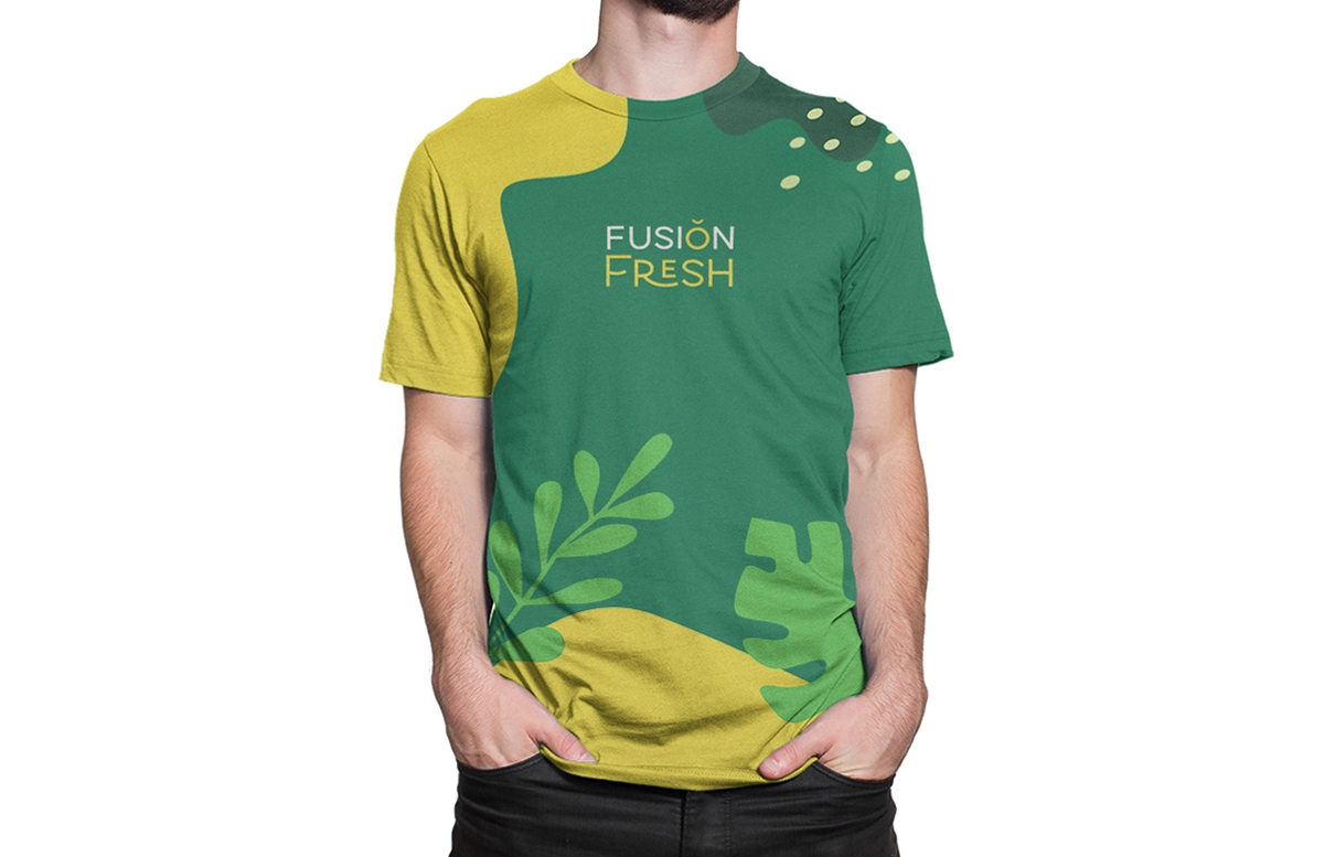 fusion restaurant tshirt design