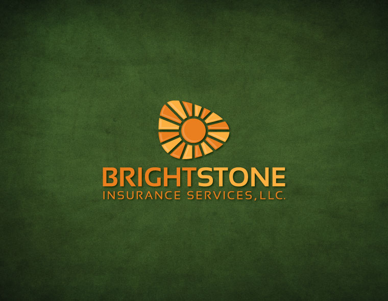 insurance logo design brightstone