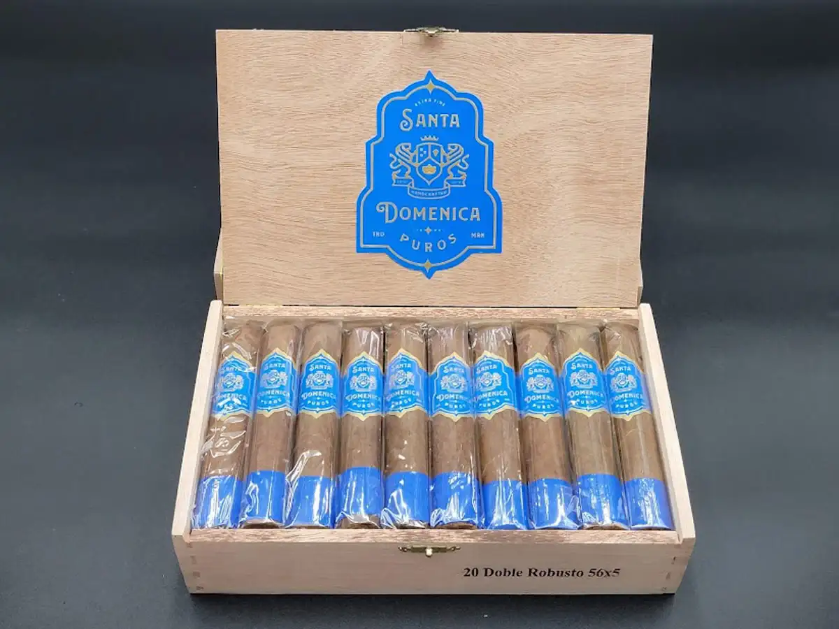 santa domencia puros robusto cigars box